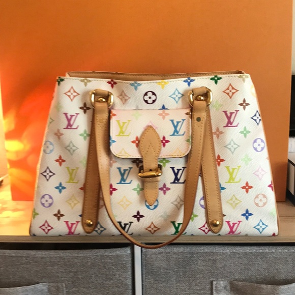 RARE Authentic Louis Vuitton Multicolore Aurelia MM - Picture 4 of 4
